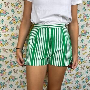 Vintage 70s stripe hot shorts size 2